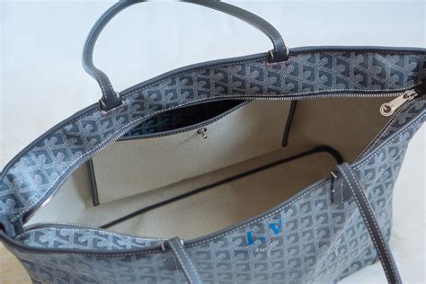 goyard zipper tote|inside of goyard bag.